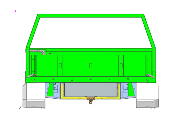 headboard water tank 37l