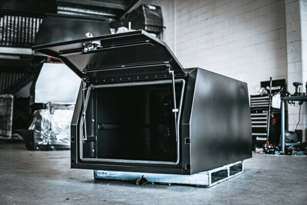 1200mm aluminium black ute canopy 2 door