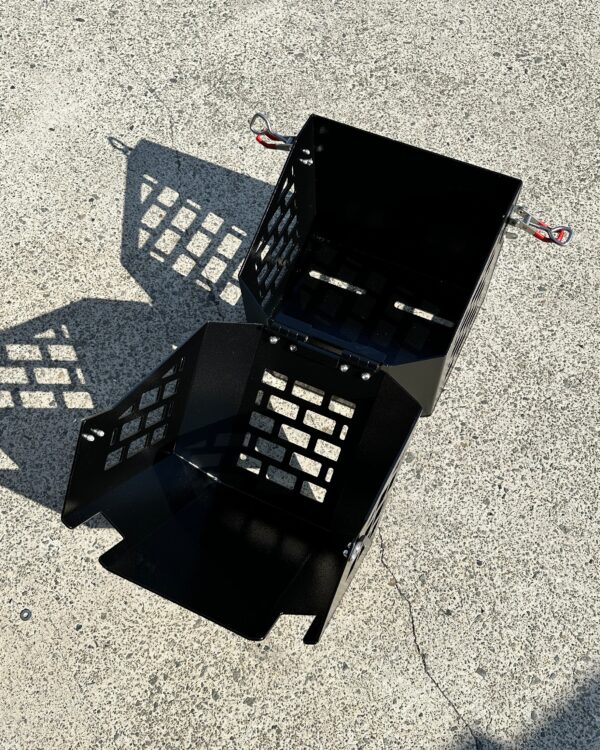 gas bottle holder black