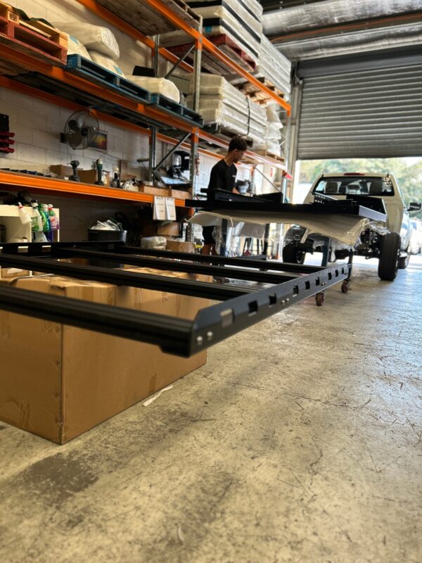 flat platform rack 1800mm v3 black