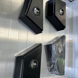 ute under tray lockable tool box set space cab