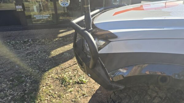 ramped up facelift 2024+ isuzu d max hooped front bull bar ( matte black)