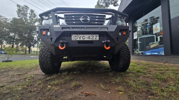 toyota hilux 2020 2024 front bar full hoop bull bar ramped up 4x4