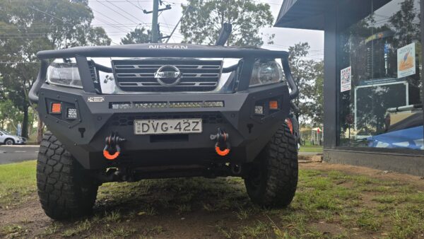 toyota hilux 2020 2024 front bar full hoop bull bar ramped up 4x4