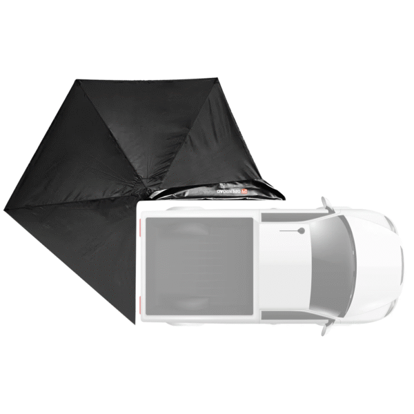 aluminum hardshell rtt and 270 awning with 270 awning sidewalls and 12,000lbs winch panther series 3s