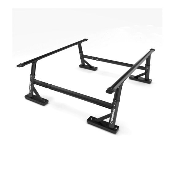 openroad universal fit adjustable bed rack for trucks with soft roof top tent with 270 free standing awning for camping