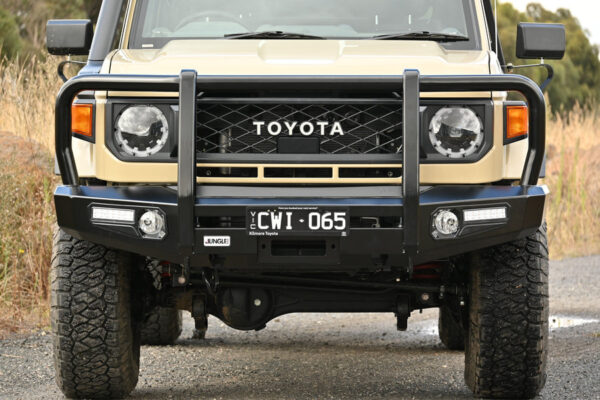 jungle 4x4 toyota landcruiser 79 series bullbar