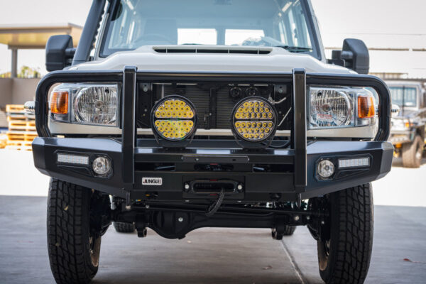 jungle 4x4 bull bar toyota landcruiser troop carrier