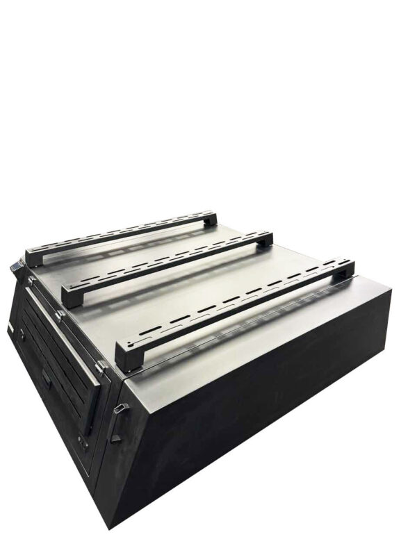 aluminium tub canopy with cross roof bars fit for fit for mitsubishi triton mv 2024 on